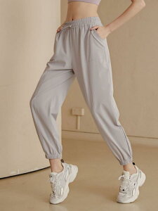 パンツ レディース 大きいサイズ 速乾性 軽量 薄手 通気性 スポーツ ランニング フィットネス カジュアル ロングパンツ ゆったり ウエストゴム ポリエステル スパンデックス