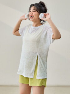 Tシャツ レディース ゆったり ルーズフィット スポーツ 運動 速乾 軽量 薄手 通気性 ランニング ジョギング ヨガ フィットネス ジム 半袖 トップス