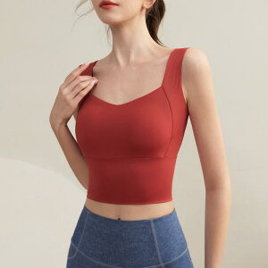 スポーツブラ レディース 女性用 揺れない 防震 寄せ上げ ホールド 幅広ストラップ ベスト型 ランニング ヨガ フィットネス トレーニング ジム 通気性 伸縮性 ナイロン 高機能 外着用 アウタ