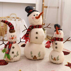 クリスマスオーナメント ミニ雪だるま 人形 シルクハット かわいい 布製 クリスマスツリー デコレーション 置物 オブジェ 部屋飾り 小物 雑貨 ディスプレイ