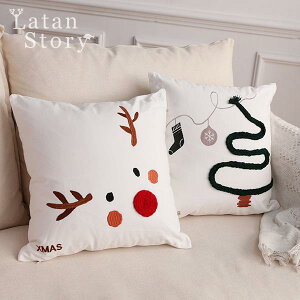 クッション クリスマス サンタ 雪だるま トナカイ かわいい キャラクター 抱き枕 置物 飾り付け おしゃれ 北欧風 インテリア雑貨 ホワイト ピンク ホームデコレーション 店舗ディスプレイ