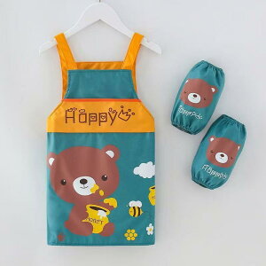 エプロン キッズ ベビー 男の子 女の子 食事 絵画 お絵描き スモック 長袖 防水 撥水 汚れ防止 遊び着 幼稚園 保育園 幼児 ポリエステル コーデュロイ かわいい ゆったり