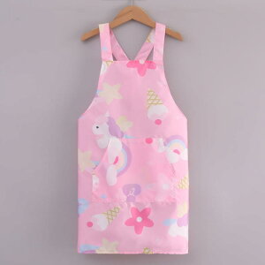 スモック キッズ 男の子 女の子 ベビー 子供用 幼児 園児 防水 撥水 長袖 袖付き お絵かき 食事 遊び 幼稚園 保育園 エプロン 洋服カバー 食べこぼし防止 かわいい ポリエステル 男女兼用