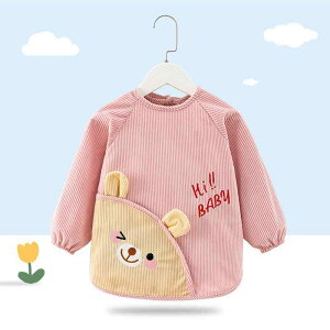 スモック エプロン キッズ ベビー 男の子 女の子 男女兼用 お食事用 食事エプロン 離乳食 遊び着 保育園 幼稚園 防水 防汚 汚れ防止 食べこぼし対策 長袖 フリース もこもこ ふわふわ キャラ