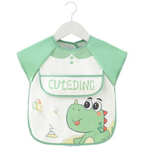 エプロン キッズ ベビー 子供 ノースリーブ 防水 お食事スタイ 食べこぼしガード 離乳食 保育園 幼稚園 通園 普段使い かわいい キャラクター柄 汚れ防止 防汚 0歳 1歳 2歳 3歳 4歳 向け