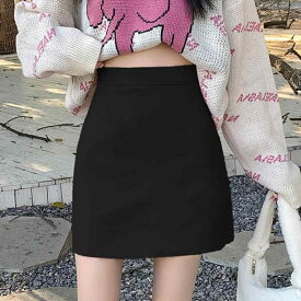 スカート レディース ハイウエスト ミニ Aライン 秋冬 スリム 黒 ピンク ポリエステル 伸縮性 裏地 プリンセス スイート ラメ 無地 ジッパー フレッシュ
