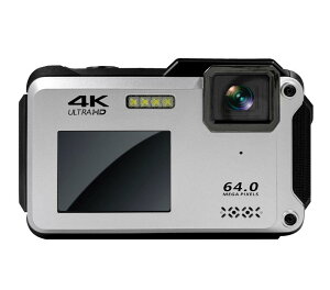 BLUEWIDE �h���R���p�N�g�f�W�^���J���� IP68 �h�o �ϏՌ� 6400����f 4K���� �I�[�g�t�H�[�J�X �f�W�^���Y�[��16�{ Wi-FI CALS���[�h