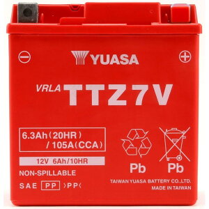 �o�C�N�o�b�e���[ �t����[�d�ς� YTZ7V GTZ7V FTZ7V �݊� ��i�d�� 12V 1���ԗ��e�� 6.(Ah) 15 �[�d�d�� .6A