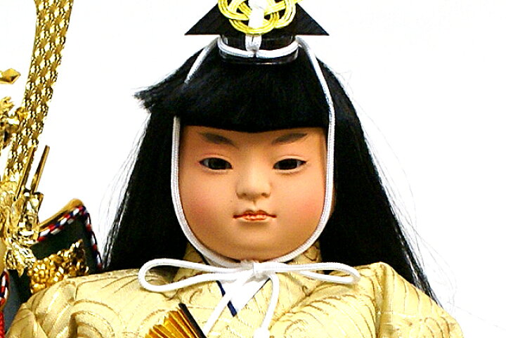 楽天市場】五月人形 久月 ガラスケース飾り 子供大将「風神 兜 差 