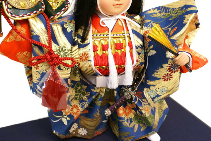 楽天市場】五月人形 吉徳大光 「祝 兜」子供大将 武者人形 ガラス 