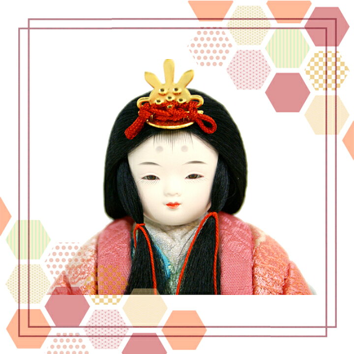 楽天市場】雛人形 大里彩 木目込人形 ももか 五人 三人官女 FT-221 