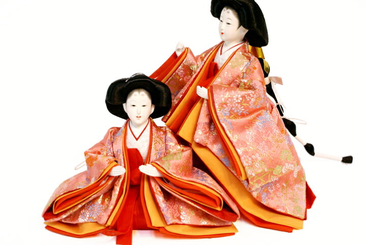 楽天市場】雛人形 久月 三段飾り 幅68cm コンパクト 五人 三人官女 