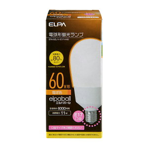 エルパ 電球形蛍光ランプ EFA15EL/11-E17-A162