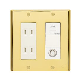 【ゴーリキアイランド】スイッチプレート PL 06 PVD B 790074