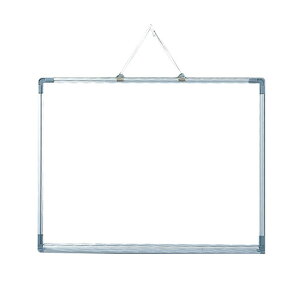 【光】アルミ枠ホワイトボード トレイ付 45×60cm AWB4507