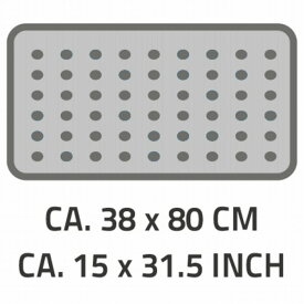 【ポイント10倍】【正規輸入品】【RIDDER】リダー すべり止めバスマット プラヤ ネオンオレンジ 38x80 RI68314