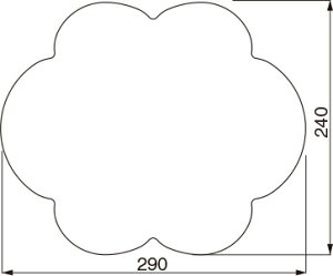 VN} TCv[gn NP-106A AN H240×W290×5mmiʁF1j