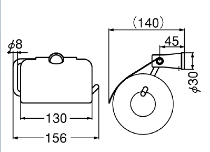 楽天市場】【SHIROKUMA】タオルレール[BT-112]とトイレットペーパー