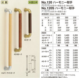 【シロクマ】ハーモニー取手両面用 No.120 330 AG/オーク（数量：1）