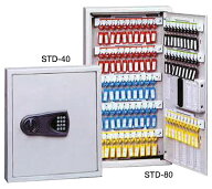 【TANNER】 STDテンキー式キーボックス STD-80 W420×H700 アイボリー