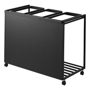 【ポイント5倍】【山崎実業】【TOWER】目隠し分別ダストワゴン タワー 45L 3分別 ホワイト ブラック 1826 1827 分別 ゴミ箱 yamazaki タワーシリーズ