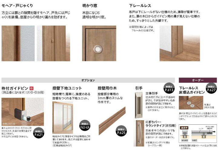 楽天市場】大建工業 イエリア 吊戸・片引 【00/U0デザイン 