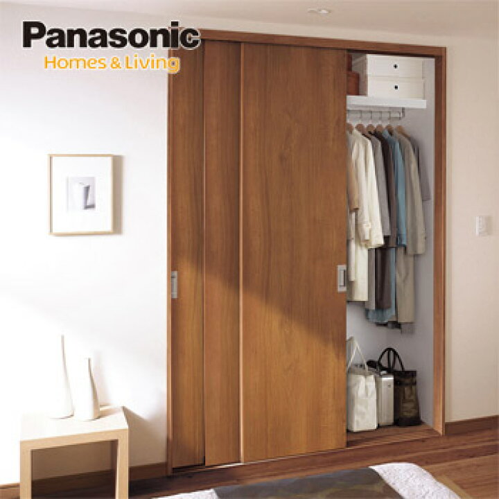楽天市場 法人様宛は送料無料 一部地域を除くpanasonic Veritis 収納用建具 3枚連動引戸pa型 フラットタイプ 固定枠 7尺 ８尺 4方枠 K1 直付下レール3方枠 K2 Xkre1pak1snn クローゼット 引き戸 パナソニック ベリティス お家王国