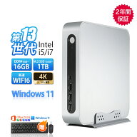 【期間限定15%オフ】【2026新登場・office2024・2年保証】ミニPC minipc デスクトップパソコン 小型 PC …