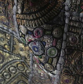 インド 金糸 刺繍 アップリケ 壁掛け タペストリー ミラーワーク刺繍 プレゼント アジアン 母の日 エスニック ナチュラル インテリア +H