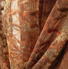 インドネシア 手染めコットンストール 紋織り 茶系 プレゼント アジアン 母の日 ポンチョ エスニック コットン メンズ レディース ネコポスOK