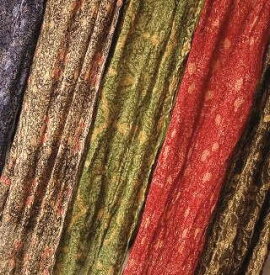 インドネシア クレープシルクバティックストール 花柄 ろうけつ染め スカーフ プレゼント アジアン 母の日 ポンチョ エスニック レディース ファッション ネコポスOK