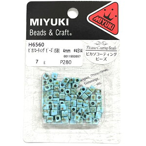 MIYUKI XNGAr[Y #4514 ^[RCY sJ\R[eBO@4×4mm 7g ~Lr[Y H6560 r[Y