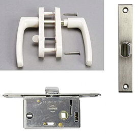 レバーハンドルセット台座ビス付＋浴室ドアラッチ パナソニック　KC980161Z後継KC980161Z2＋RL4SF0171後継RL4SF0171ZZ