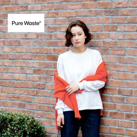 Pure Waste（ピュアウェイスト）レディース ロングスリーブTシャツ ジャパンフィット Japan Fit Womens Long-sleeved T-shirts フィンランド発 北欧 ベーシックアパレル 100％リサイクル生地 リサイクルコットン