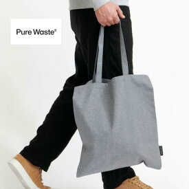 Pure Waste（ピュアウェイスト） ショッピングバッグ Shopping bag 全3色 無地/プリント入り レディース/メンズ フィンランド発 北欧 ベーシックアパレル 100％リサイクル生地 リサイクルコットン