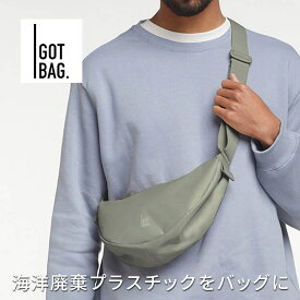 GOTBAG （ ゴットバッグ ） MOON BAG ムーンバッグ 斜め掛け バック 耐水 SMALL / LARGE Sサイズ Lサイズ レディース メンズ ボディバッグ リサイクル素材 撥水