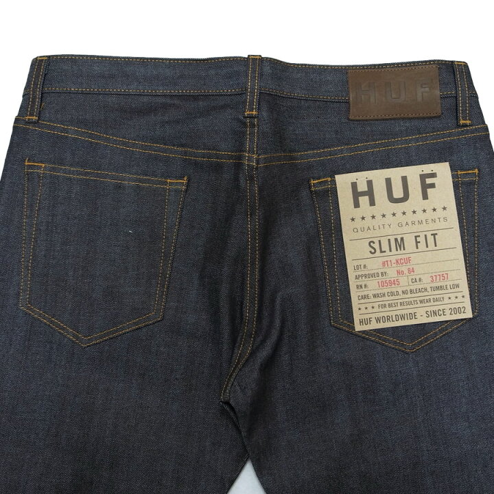 楽天市場】HUF ハフSLIM / STRAIGHT DENIM PANT [2色](デニムパンツ 