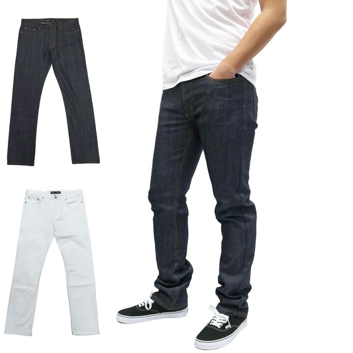 楽天市場】HUF ハフSLIM / STRAIGHT DENIM PANT [2色](デニムパンツ 