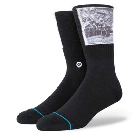 STANCE SOCKS MENS スタンスソックスYASMINEH SOCKS　[BLACK](ハイソックス 靴下 丈長 ホーズ メンズ スケート スケートボード スケボー スポーツ スニーカー ランニングシューズ 革靴 ドレスシューズ ブラック 黒)