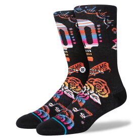 STANCE SOCKS スタンスソックス × リメンバー ミーREMEMBER ME SOCKS　[BLACK](ハイソックス 靴下 丈長 ホーズ メンズ スケート スケートボード スケボー スポーツ スニーカー ランニングシューズ ディズニー ピクサー ブラック 黒 )