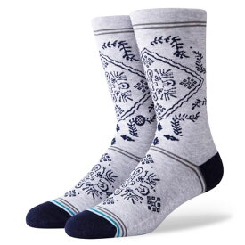 STANCE SOCKS MENS スタンスソックスBANDERO SOCKS　[GREY](ハイソックス 靴下 丈長 ホーズ メンズ スケート スケートボード スケボー スポーツ スニーカー ランニングシューズ 革靴 ドレスシューズ グレー)