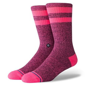 STANCE SOCKS MENS スタンスソックスJOVEN SOCKS　[PINK BLACK](ハイソックス 靴下 丈長 ホーズ メンズ スケート スケートボード スケボー スポーツ スニーカー ランニングシューズ 革靴 ドレスシューズ ピンク)