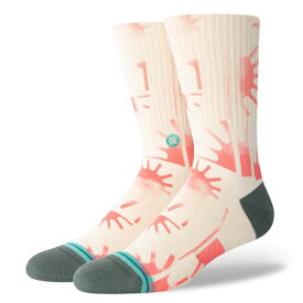 STANCE SOCKS MENS スタンスソックスRAYDIANT SOCKS　[CORAL](ハイソックス 靴下 丈長 おしゃれ 高機能 伸縮 メンズ スケート スケートボード スケボー スポーツ スニーカー ランニングシューズ ブーツ 革靴 ドレスシューズ オフホワイト)