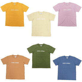 BANKS バンクスLABEL TEE　[6色](半袖 Tシャツ メンズ レディース ユニセックス サーフ系 サーフィン オーガニックコットン カットソー ブラウン ブルー パープル グリーン イエロー 青 紫 緑 黄色)