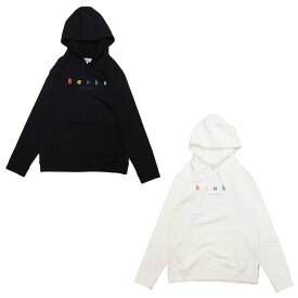 BANKS バンクスINTERNATIONAL FLEECE PULLOVER HOODIE　[2色](スウェットパーカー プルオーバー メンズ レディース ユニセックス サーフ系 サーフィン オーガニック コットン 黒 ブラック ホワイト 白 ブラック 黒 )