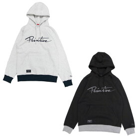 PRIMITIVE プリミティブNUEVO CONTRAST PULLOVER HOODIE　[2色](パーカー プルオーバー スウェット ストリート スケート メンズ レディーズ ユニセックス ジェンダーレス 黒 ブラック 白 ホワイト )