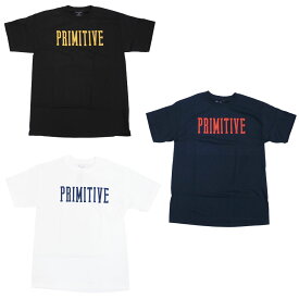 PRIMITIVE プリミティブDROP OUT TEE　[3色](半袖Tシャツ ストリート スケート メンズ レディーズ ユニセックス 黒 ブラック ホワイト 白 ネイビー カットソー)