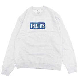 PRIMITIVE プリミティブBRUSHED CAMO BOX CREW FLEECE　[GREY HEATHER](スウェット フリース トレーナー プルオーバー スウェット ストリート スケート メンズ レディーズ ユニセックス ジェンダーレス ライトグレー ヘザーグレー )