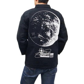 PRIMITIVE プリミティブMOON COACH JACKET JACKET　[BLACK](ジャケット アウター コーチジャケット トラックジャケット ストリート スケート メンズ レディーズ ユニセックス 月 ムーン ブラック 黒)