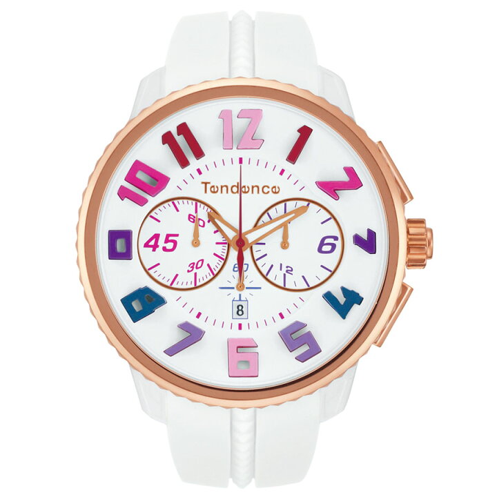楽天市場】TENDENCE テンデンスGULLIVER WATCHES [WHITE RAINBOW 